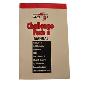 The software toolworks CD rom challenge pack 2 manual